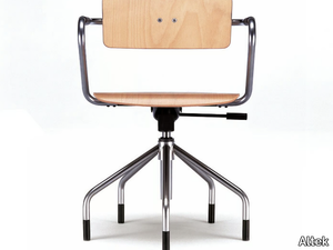 VERTIGO LV04 - Swivel chair with 5-spoke base with armrests _ Altek