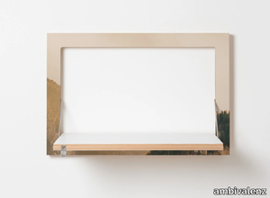 FLÄPPS 60x40x1 - ALPS - Folding plywood wall shelf _ ambivalenz