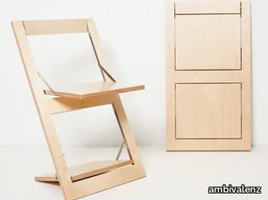 FLÄPPS FOLDING CHAIR - BIRCH - Folding plywood chair _ ambivalenz