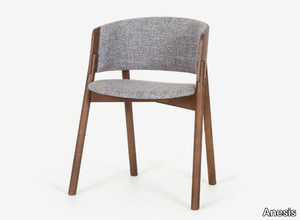 HALLA UP - Upholstered wooden chair _ Anesis