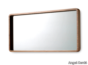 3035 - Rectangular framed wall-mounted mirror _ Angel Cerdá