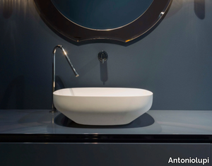 AGO - Countertop oval Flumood® washbasin _ Antoniolupi