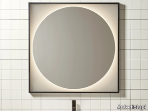 DIALOGANTI - Framed wall-mounted mirror with integrated lighting _ Antoniolupi