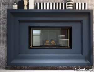 FILOSKEMA - Wood-burning steel Boiler fireplace _ Antoniolupi