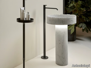 FLOW - Freestanding round marble washbasin _ Antoniolupi