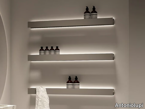 LETTERAMUTA - Aluminium towel rack / bathroom wall shelf _ Antoniolupi