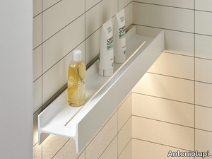 LETTERAMUTA - Aluminium bathroom wall shelf _ Antoniolupi