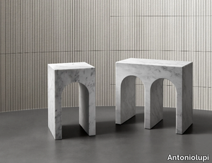 ROMA - Rectangular marble coffee table _ Antoniolupi