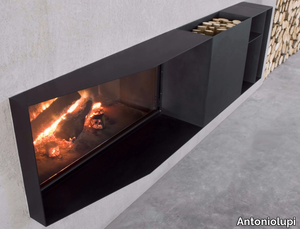 SKEMA - Wood-burning Boiler fireplace _ Antoniolupi