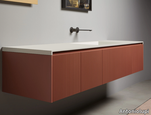 BINARIO - Wall-mounted vanity unit _ Antoniolupi