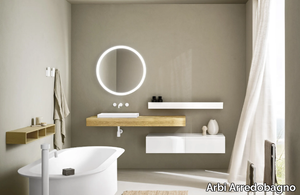 STREET 03 - Single vanity unit with integrated washbasin _ Arbi Arredobagno