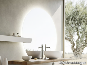 SUNSET - Wall-mounted bathroom mirror with integrated lighting _ Arbi Arredobagno