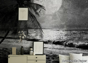 BEACH AT NIGHT - Washable nonwoven wallpaper _ Architects Paper