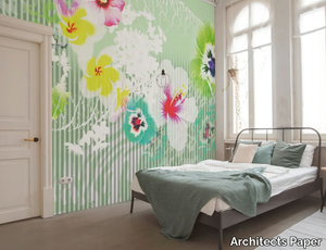 BLOSSOM DESIGN - Washable nonwoven wallpaper with floral pattern _ Architects Paper