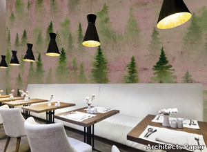 CONIFEROUS ARTWORK - Washable nonwoven wallpaper _ Architects Paper