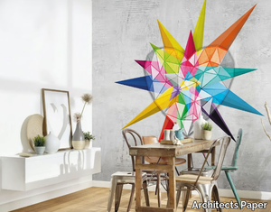 HEART STAR - Washable concrete effect nonwoven wallpaper _ Architects Paper