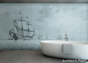 ON THE SEA - Washable landscape nonwoven wallpaper _ Architects Paper