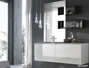 LA FENICE - COMPOSITION 20 - Lacquered single vanity unit _ Arcom