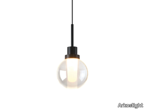 ALASKA BIG FANCY SHAPE - LED adjustable glass pendant lamp _ Arkoslight