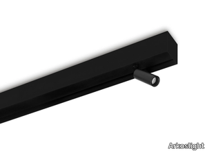 BLACK FOSTER CUSTOM SURFACE FIT 27 - Ceiling mounted linear lighting profile for downlights _ Arkoslight