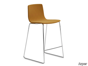 AAVA 02 - Sled base high stool _ Arper