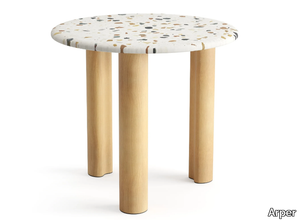 GHIA - Round MDF high side table _ Arper