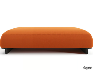 RALIK - Upholstered fabric bench _ Arper