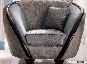 MODIGLIANI - Upholstered fabric armchair _ Arredoclassic