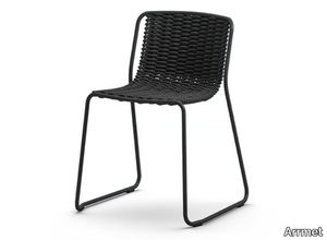 RANDA - Stackable sled base garden chair _ Arrmet