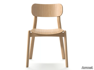 KIYUMI WOOD - Stackable ash chair open back _ Arrmet