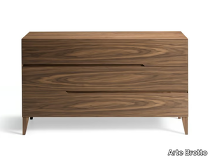 LEONARDO L323N - Walnut chest of drawers _ Arte Brotto