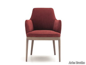 PRINCIPE MP.60/P - Upholstered fabric chair with armrests _ Arte Brotto