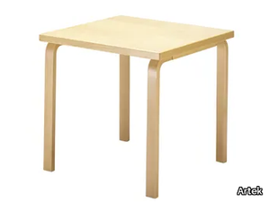 AALTO - Square wooden table _ Artek