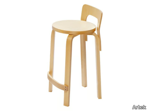 K65 - High birch stool _ Artek