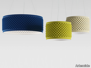 EGGBOARD CIRCLE - Acoustic pendant lamp _ Artemide