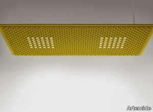 EGGBOARD MATRIX 1600X800 - Fabric hanging acoustic panel / pendant lamp _ Artemide