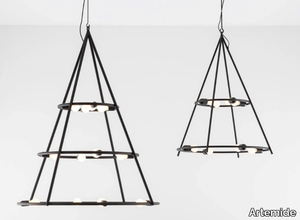 EL PORÍS - Steel pendant lamp _ Artemide