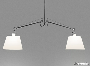 TOLOMEO BASCULANTE DUE BRACCI - Dimmable swivel pendant lamp _ Artemide