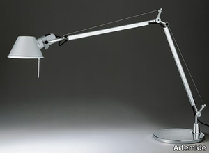 TOLOMEO - With swing arm aluminium table lamp _ Artemide