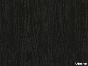 BLACK OAK OPAQUE - Self adhesive plastic furniture foil with wood effect _ Artesive