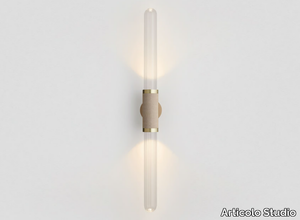 SCANDAL TALL - LED glass wall lamp _ Articolo Studio