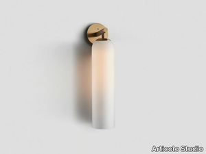 FLOAT SHORT - LED blown glass wall lamp _ Articolo Studio