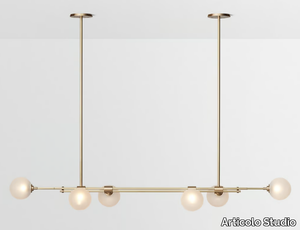 TRILOGY HORIZONTAL - LED handmade pendant lamp _ Articolo Studio