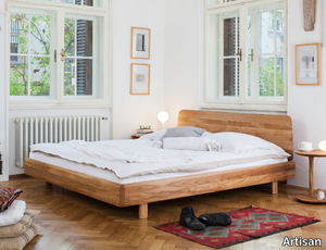 FIN - Solid wood double bed _ Artisan