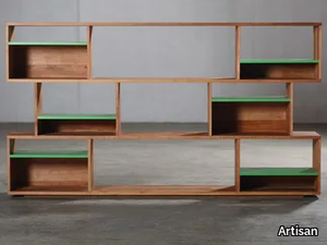 H - Modular wooden bookcase _ Artisan