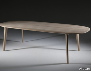 LUC - Oval wooden table _ Artisan