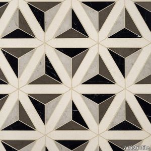 Duomo White Waterjet Mosaic