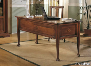 ESTENSI - Rectangular solid wood office desk _ Arvestyle