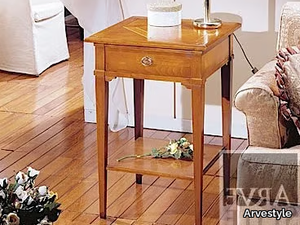 CANALETTO - Square cherry wood coffee table _ Arvestyle