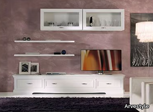 EXCLUSIVE - Solid wood TV wall system _ Arvestyle